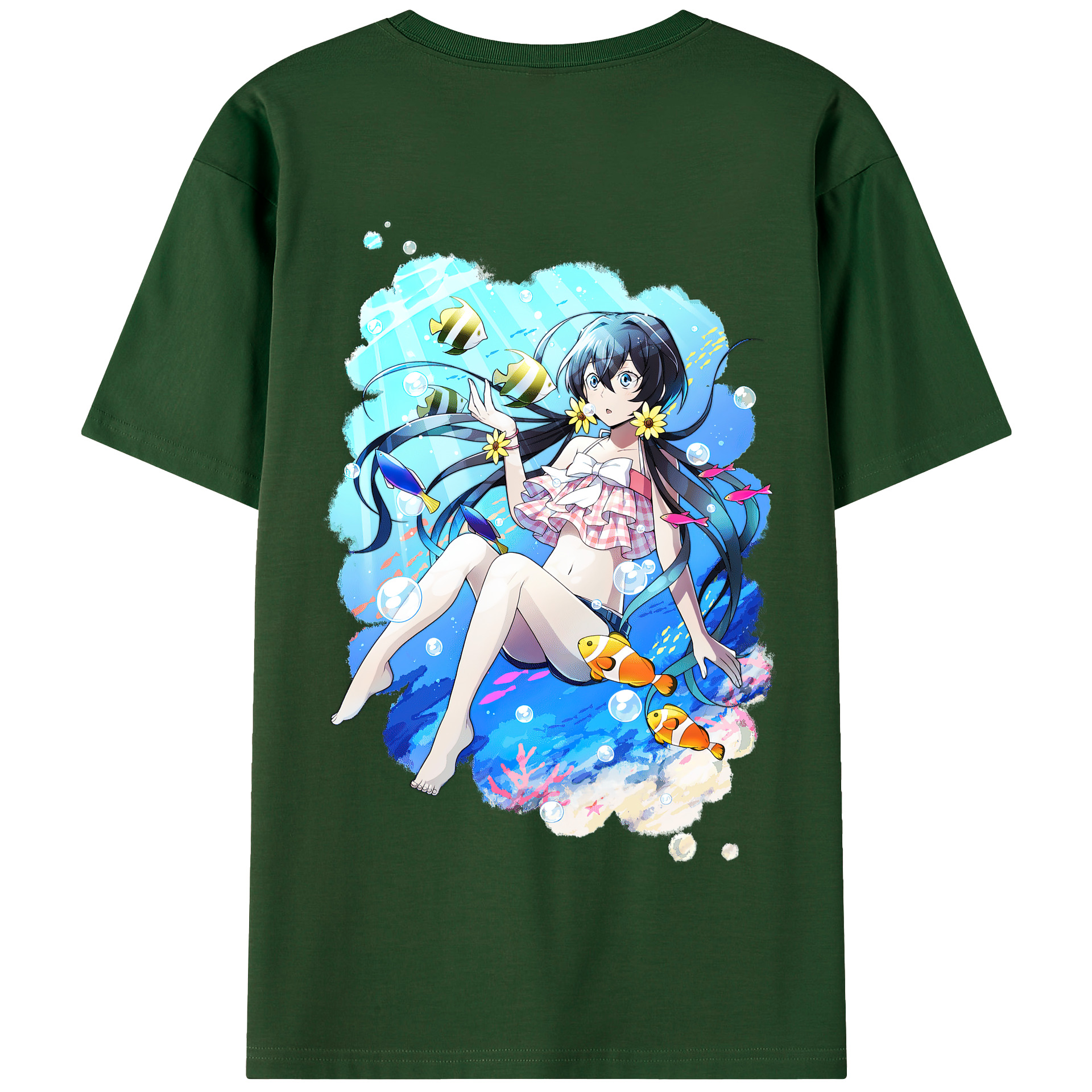 （画像用） 文豪ストレイドッグス Bungo Stray Dogs 綿100％半袖Tシャツ（背面プリント）